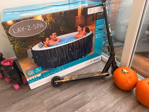 Lazy spa hot tub - hot, person