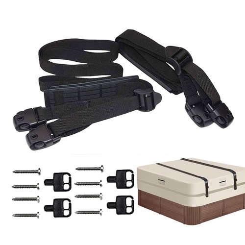 Hot tub cover straps heavy - hot,