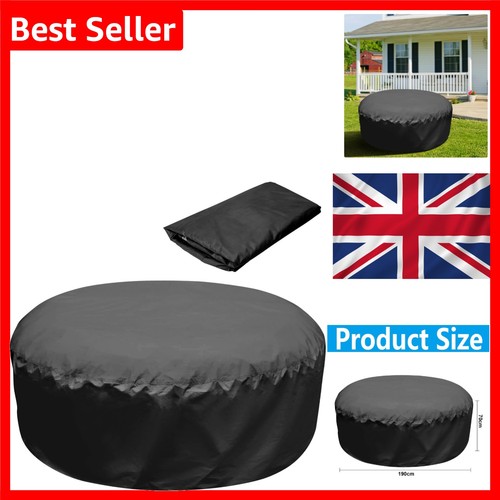 190x70cm round hot tub cover - hot, 4